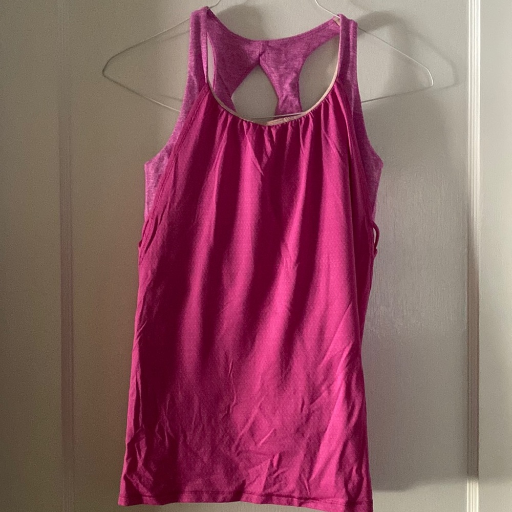 Ivivva by Lululemon Pink Double Layered Tank Top